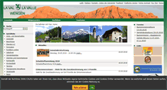 Desktop Screenshot of comune.lavalle.bz.it